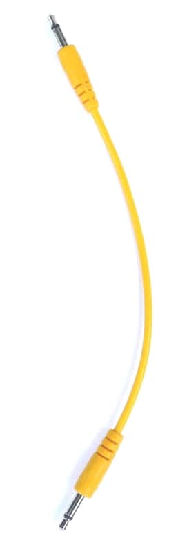 DOEPFER A-100C15 YELLOW 15cm PATCH CABLE 3.5mm : BRAND NEW :  [DETROIT MODULAR] image 1