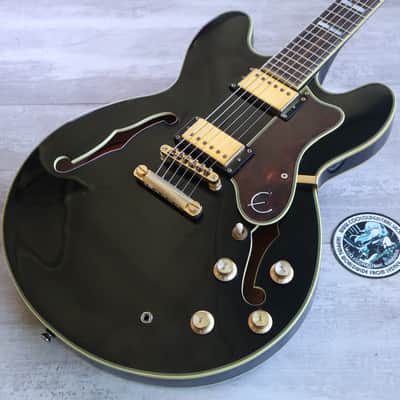 2015 Epiphone Sheraton II Pro Semi Hollowbody (Ebony) image 1