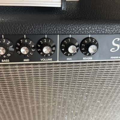 Fender Super Amp 2-Channel 60-Watt 4x10" Guitar Combo 1993 - 1995 - Black image 13