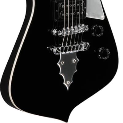 Ibanez Paul Stanley Signature 6 String Electric Guitar (22.2" scale) - Black (PSM10BK) image 2