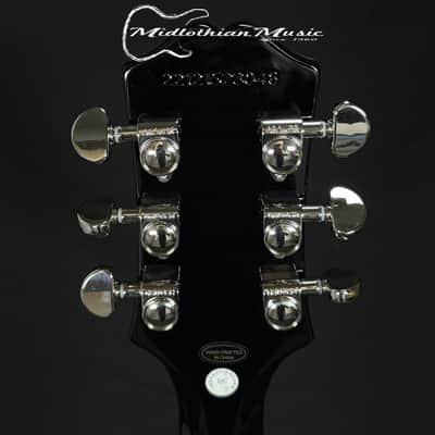 Epiphone - Les Paul Custom - Limited-Edition Electric Guitar - Silver Burst Gloss Finish USED image 8