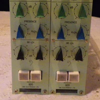 EMI 920 equaliser from TG12345 console at EMI Sydney Australia 1960 - EMI blue image 2