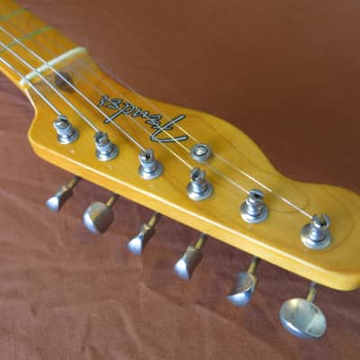 Lefty, Left Handed Fender American Vintage ‘52 Telecaster Reissue, Maple Fretboard, Butterscotch Blo image 17