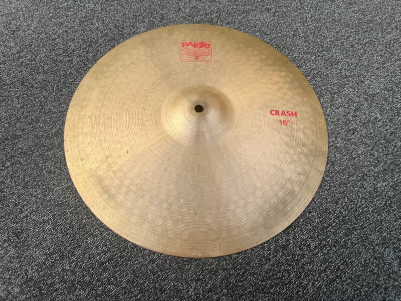 Paiste 16" 2002 Crash Cymbal 1980 - DENT ON EDGE image 1