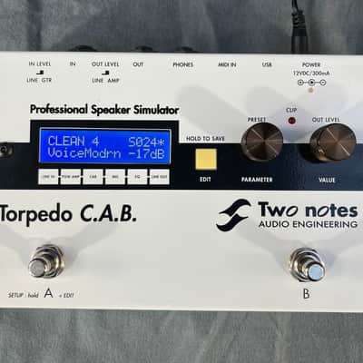 Two Notes Torpedo C.A.B. M+ Speaker Simulator 2010s - White image 1