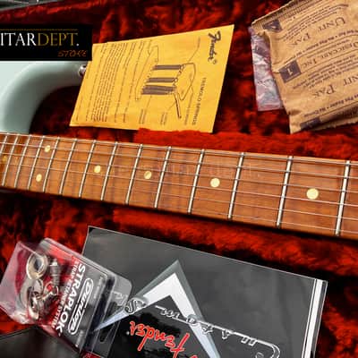 ♚SUBLIME♚FENDER Custom Shop CUSTOM Stratocaster♚TRANS SURF GREEN♚AAA ROASTED♚£5199 image 5