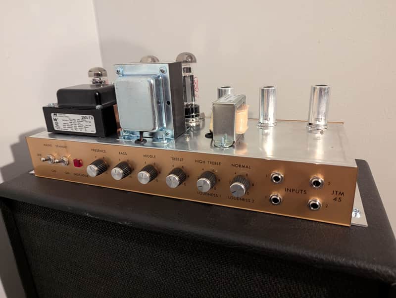 JTM45 clone 50 Watt EL34 Head (w/ tubes) image 1