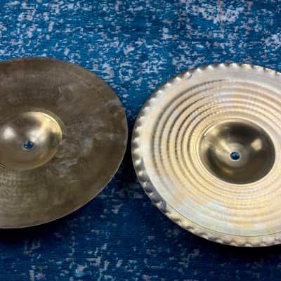 22 YEARS OLD SUPER CLEAN 12" Zildjian A Custom MASTERSOUND Hihats 750g 980g image 11