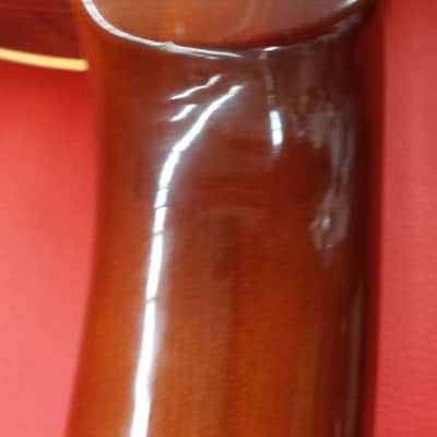 Univox Gimme electric guitar 1970's Sunburst Flame Top image 10
