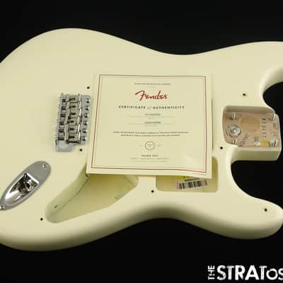 American Fender CLAPTON Strat BODY & HARDWARE USA Stratocaster Olympic White image 2