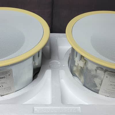 (2) EAW CIS400 / Mackie SP400C Ceiling Speakers 16 Ohms image 2