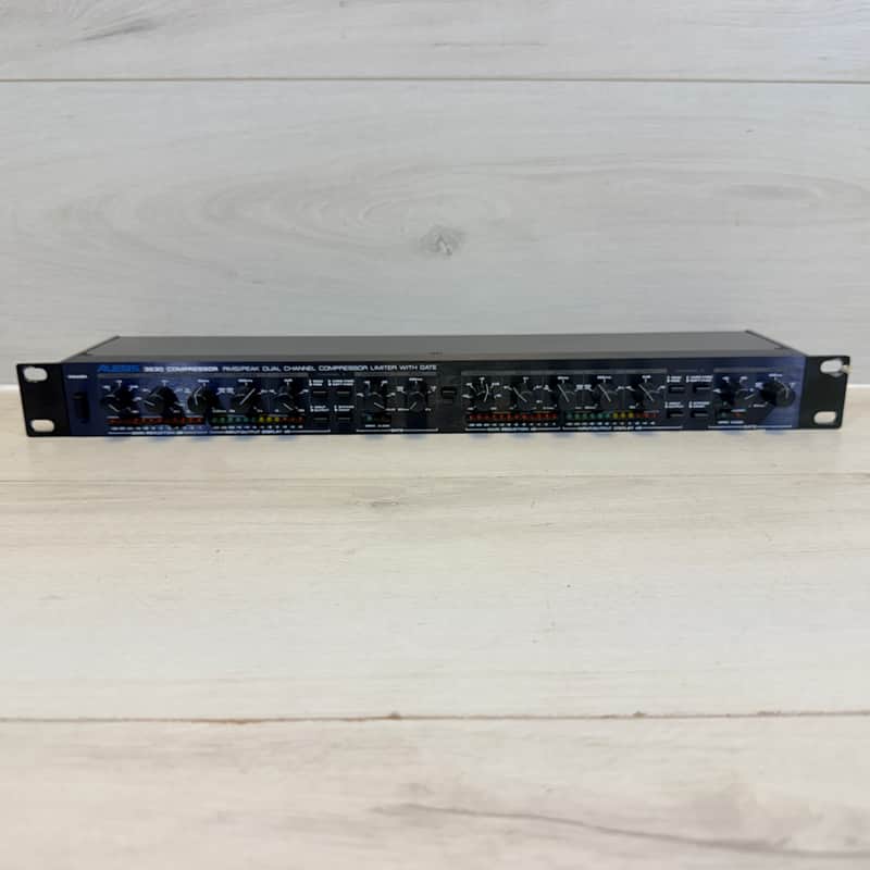 Alesis 3630 Dual Channel Compressor Limiter Gate w/ Power Supply Rackmount image 1