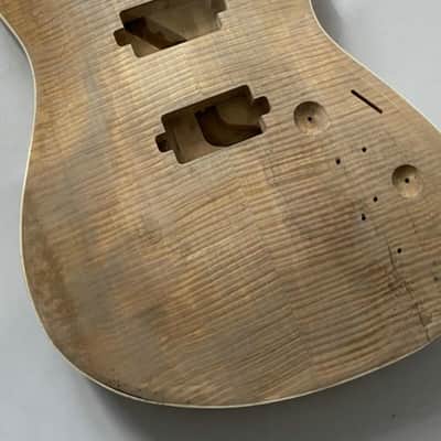 HH Tiger Maple Top Guitar Solid Basswood Body image 9