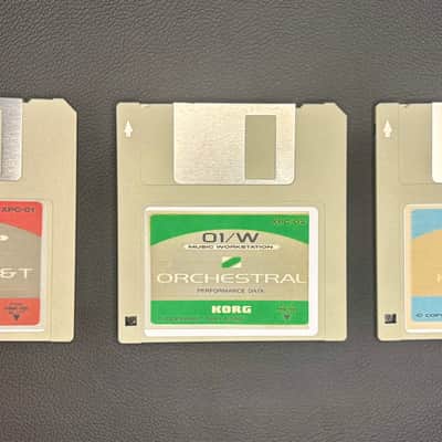 Korg 01/W XPC-01/XPC-02/XPC-03 Floppy Disk Set