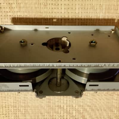 TEAC X 7/10/1000 Reel to Reel Series Capstan/Head chassis with flywheels image 4