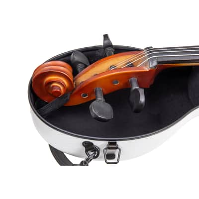 Crossrock 4/4 Cello Case, Carbon Fiber Composite with Wheels , Lightweight Flight Case image 14