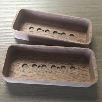 Guilford Black Walnut P-90 Cover Set - Fits Gibson/Lollar USA image 3