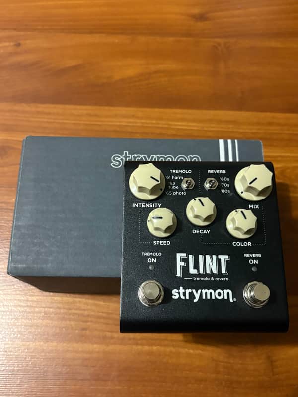 Strymon Flint Reverb and Tremolo V2 2022 - Present - Black image 1