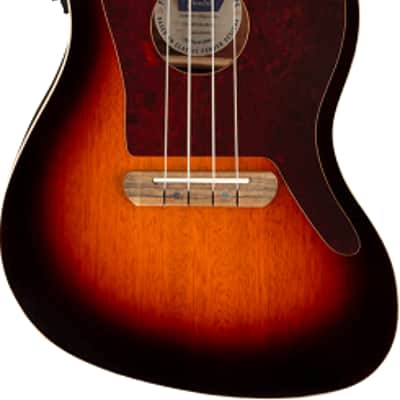 Fender Fullerton Jazzmaster Ukulele, Walnut Fingerboard, Tortoiseshell Pickguard, 3-Color Sunburst image 1