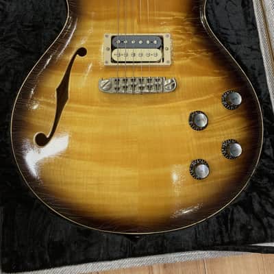 Patrick James Eggle Macon Single Cut Semi Hollowbody - Nitro Tobacco Burst image 19