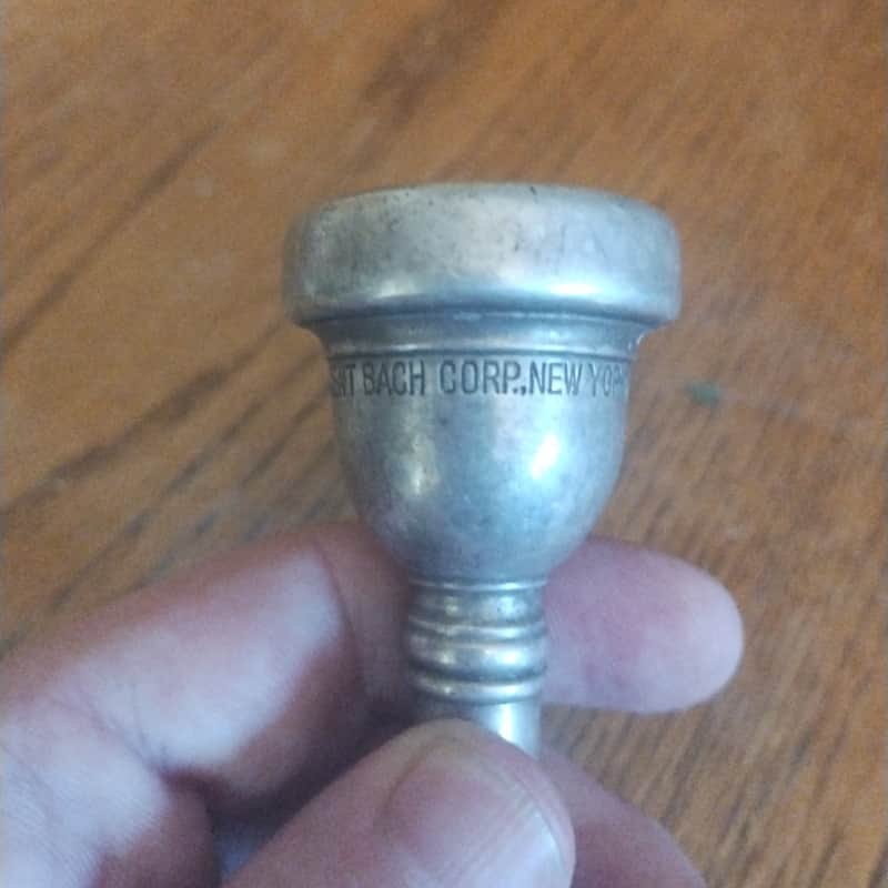 VINCENT BACH CORP., NEW YORK 12c small shank trombone mouthpiece image 1