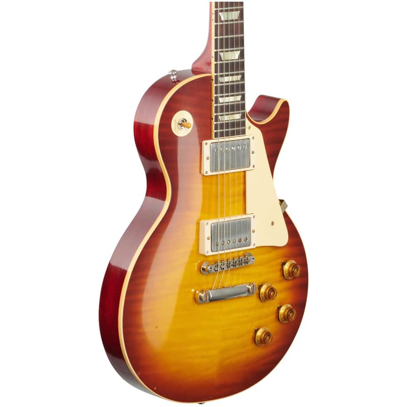 Gibson Custom 1959 Les Paul Standard Electric Guitar, Murphy Lab Light Aged, Cherry Tobacco Burst image 1