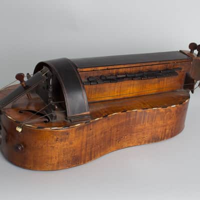 Guitar Shaped 6 String Hurdy-gurdy (maker unknown),  c. late 18th Century. image 1