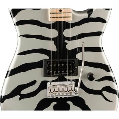 Charvel Super-Stock SD1 H 2PT M Maple Fingerboard Electric Guitar Regular Silver Bengal image 5