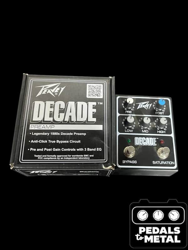 Peavey Decade Preamp 2025 - Present - Black - X16146 image 1