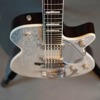 Gretsch G6129T Sparkle Jet Silver Sparkle w/Case (1996) - Used image 4