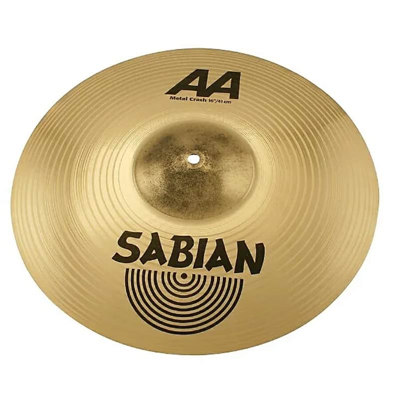 Sabian 16" AA Metal Crash Cymbal 2012 - 2018 image 1