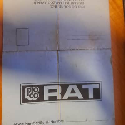 ProCo Small Box RAT 1986 - Black with White Lettering image 7