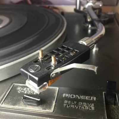 Pioneer PL-120 Vintage Wood Base 2 speed manual belt drive turntable phonograph record player image 4