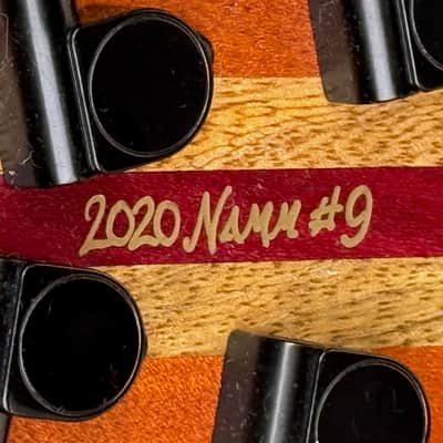 Warrior Dran Michael 5-string Bass "NAMM" 2020 - stunning featherweight Spalted Maple NAMM Show display model # 9. image 12