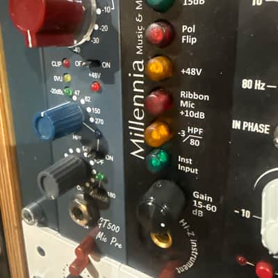 Millennia Media HV-35 500 Series Mic Preamp Module 2010s - Black image 3