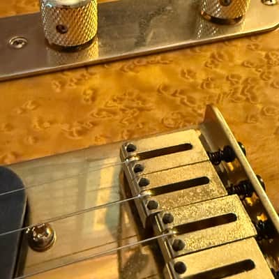 Telecaster with Fender Telecaster Staggered Tuning Machines - Birdseye Maple Telecaster 2000's - gloss image 21