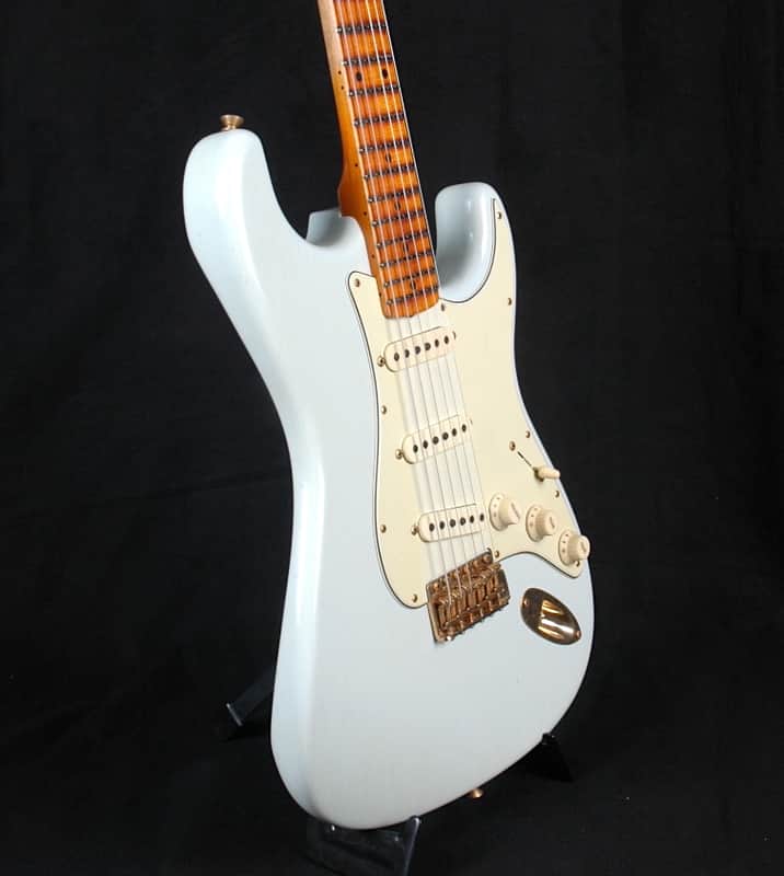Fender Custom Shop Ltd 62 Strat Sonic Blue Aged image 1