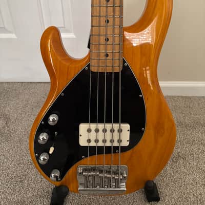 Ernie Ball Music Man Stingray 5 Left Handed 2002 - Transparent Natural Gloss image 6