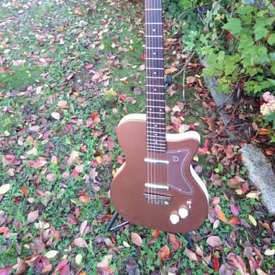Danelectro u-2 guitar coke bottle headstock 1950's copper image 1