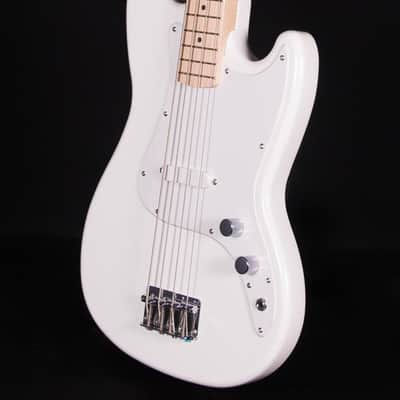 Squier Sonic Bronco Bass, Maple FB, Arctic White image 2