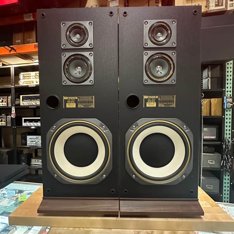 Fisher STV-873 3-Way Floor-standing Speakers 100 Watts image 1