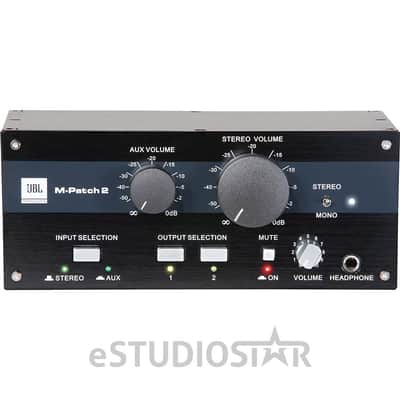 JBL M-Patch 2 Passive Stereo Monitor Controller/Switch Box