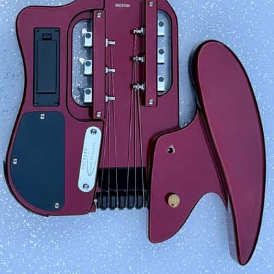 Traveler Speedster Hot Rod Electric Travel Guitar 2010s - cherry image 5
