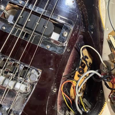 1972 Rickenbacker 4001 Burgundy Glo image 8