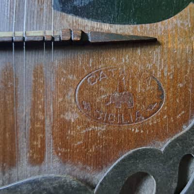 CATANIA SILVESTRI Sicilian concert mandolin with modern fretboard  1900s image 8
