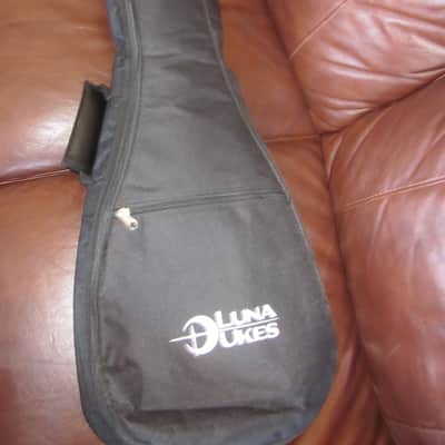 Luna Bari-Bass Koa Ukulele w/ Preamp and Gig Bag UKE BBASS KOA image 12