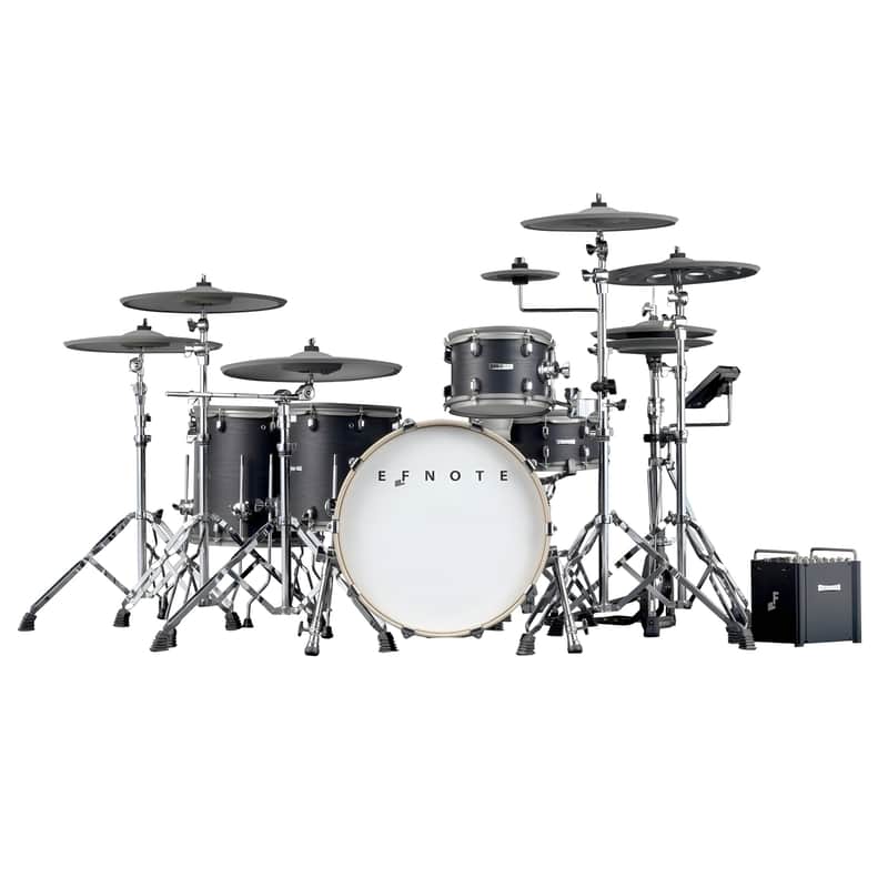 EFNOTE PRO 703X Power Electronic Drum Set, Black Oak image 1