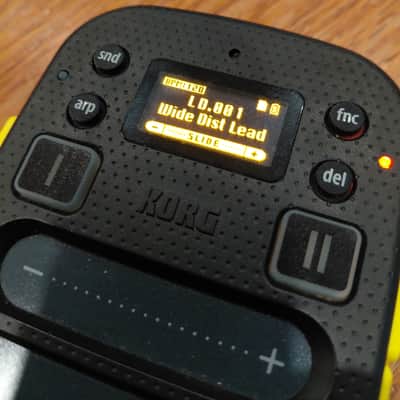 Korg Kaossilator 2 Handheld Dynamic Phrase Synthesizer 2010s - Black/Yellow image 4