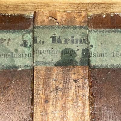 Joseph Kriner 1865 - outstandingly crafted guitar with extremely good sound and special design + check video image 13