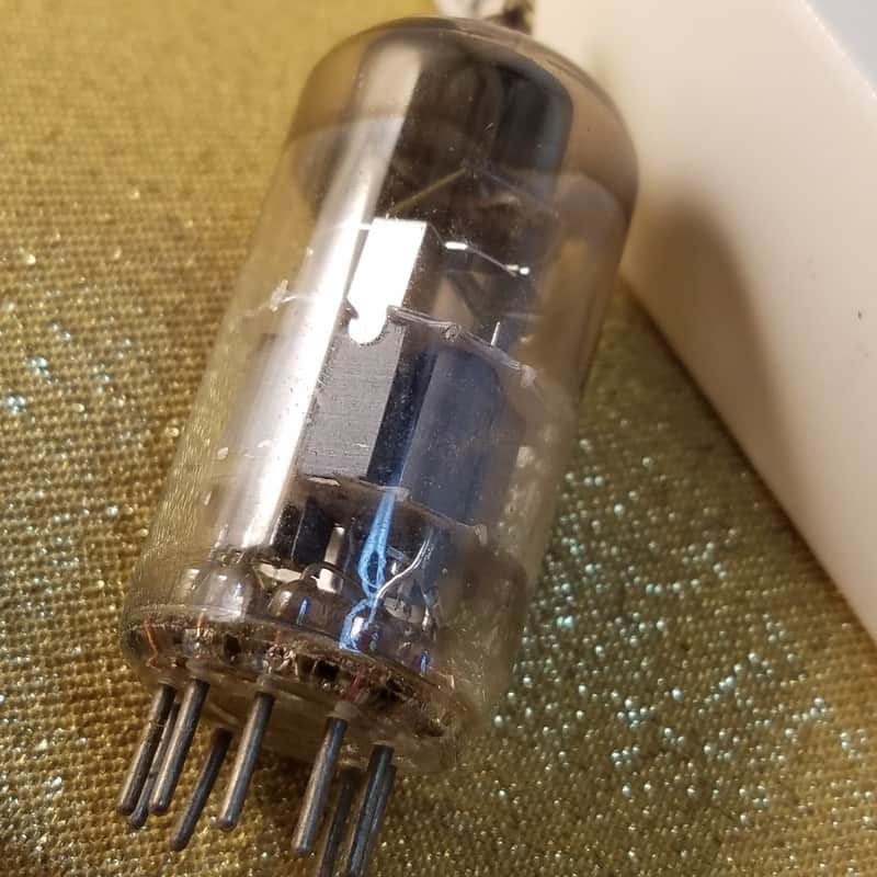 Amperex 6DJ8 AT1000 Weak Vacuum Tube Heerlen D Getter GA0 GA2 Bugle Boy T2 ECC88 dual triode 1959 image 1
